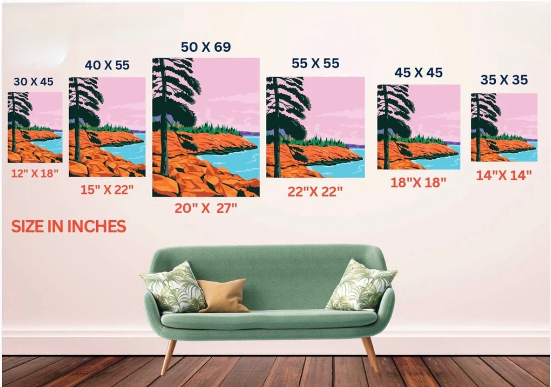 Custom Paint By Numbers kit