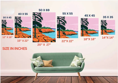 Custom Paint By Numbers kit
